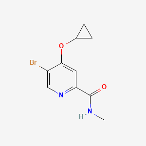 5-Bromo-4-cyclopropoxy-N-methylpicolinamide