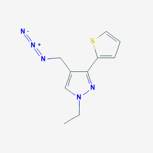 4-(azidomethyl)-1-ethyl-3-(thiophen-2-yl)-1H-pyrazole