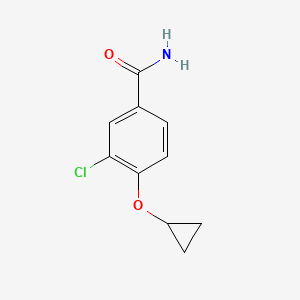 3-Chloro-4-cyclopropoxybenzamide