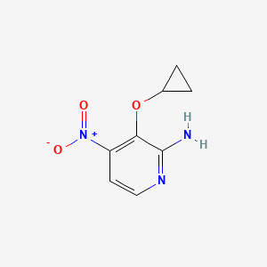 3-Cyclopropoxy-4-nitropyridin-2-amine