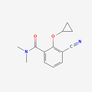 3-Cyano-2-cyclopropoxy-N,N-dimethylbenzamide