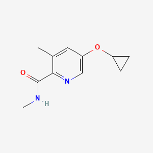 5-Cyclopropoxy-N,3-dimethylpicolinamide