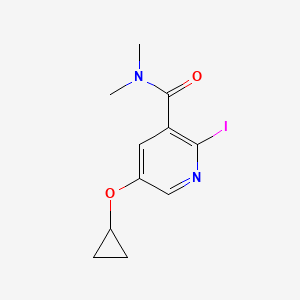 5-Cyclopropoxy-2-iodo-N,N-dimethylnicotinamide