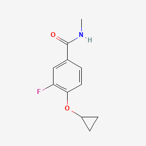 4-Cyclopropoxy-3-fluoro-N-methylbenzamide