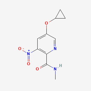 5-Cyclopropoxy-N-methyl-3-nitropicolinamide