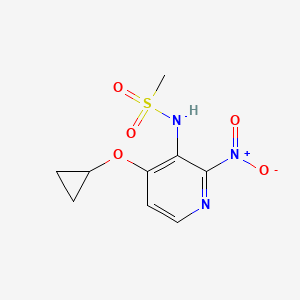 N-(4-Cyclopropoxy-2-nitropyridin-3-YL)methanesulfonamide