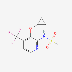 N-(3-Cyclopropoxy-4-(trifluoromethyl)pyridin-2-YL)methanesulfonamide