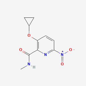 3-Cyclopropoxy-N-methyl-6-nitropicolinamide