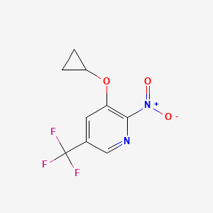 3-Cyclopropoxy-2-nitro-5-(trifluoromethyl)pyridine