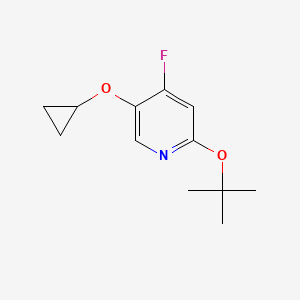 2-Tert-butoxy-5-cyclopropoxy-4-fluoropyridine