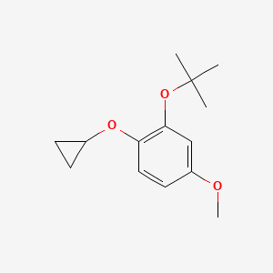 2-Tert-butoxy-1-cyclopropoxy-4-methoxybenzene