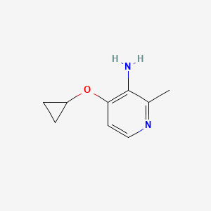 4-Cyclopropoxy-2-methylpyridin-3-amine