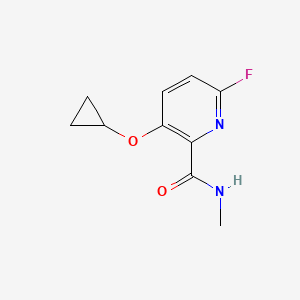 3-Cyclopropoxy-6-fluoro-N-methylpicolinamide