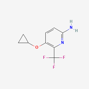 5-Cyclopropoxy-6-(trifluoromethyl)pyridin-2-amine