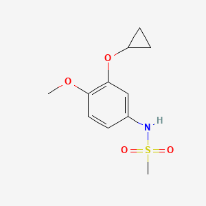 N-(3-Cyclopropoxy-4-methoxyphenyl)methanesulfonamide