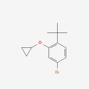 4-Bromo-1-tert-butyl-2-cyclopropoxybenzene