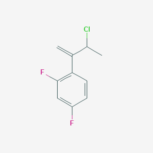 B148307 1-(3-Chlorobut-1-EN-2-YL)-2,4-difluorobenzene CAS No. 126917-44-0
