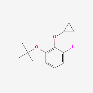 1-Tert-butoxy-2-cyclopropoxy-3-iodobenzene