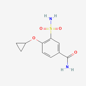 4-Cyclopropoxy-3-sulfamoylbenzamide