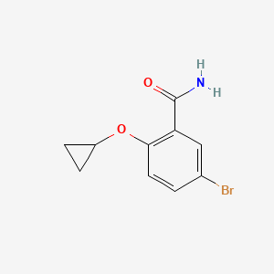 5-Bromo-2-cyclopropoxybenzamide