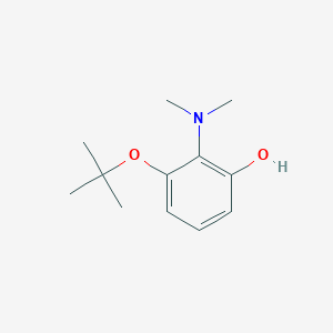 3-Tert-butoxy-2-(dimethylamino)phenol