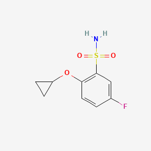 2-Cyclopropoxy-5-fluorobenzenesulfonamide