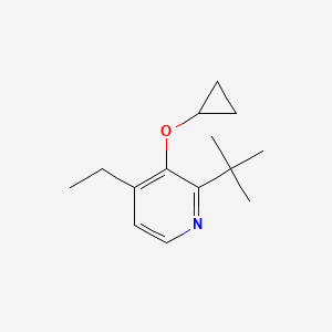 2-Tert-butyl-3-cyclopropoxy-4-ethylpyridine