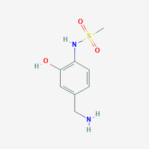 N-(4-(Aminomethyl)-2-hydroxyphenyl)methanesulfonamide