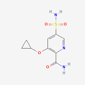 3-Cyclopropoxy-5-sulfamoylpicolinamide