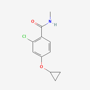 2-Chloro-4-cyclopropoxy-N-methylbenzamide