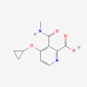 4-Cyclopropoxy-3-(methylcarbamoyl)picolinic acid