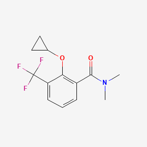 2-Cyclopropoxy-N,N-dimethyl-3-(trifluoromethyl)benzamide