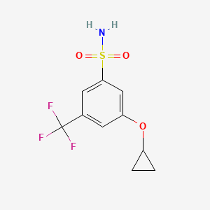 3-Cyclopropoxy-5-(trifluoromethyl)benzenesulfonamide