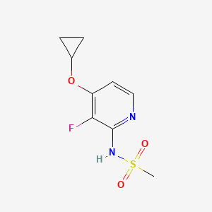 N-(4-Cyclopropoxy-3-fluoropyridin-2-YL)methanesulfonamide