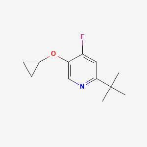 2-Tert-butyl-5-cyclopropoxy-4-fluoropyridine