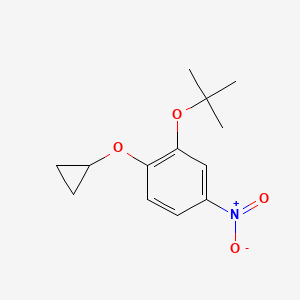 2-Tert-butoxy-1-cyclopropoxy-4-nitrobenzene