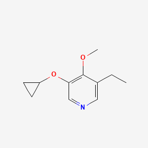 3-Cyclopropoxy-5-ethyl-4-methoxypyridine