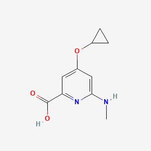 4-Cyclopropoxy-6-(methylamino)picolinic acid