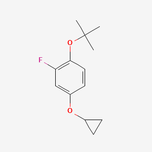 1-Tert-butoxy-4-cyclopropoxy-2-fluorobenzene