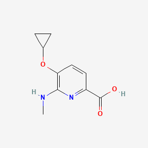 5-Cyclopropoxy-6-(methylamino)picolinic acid