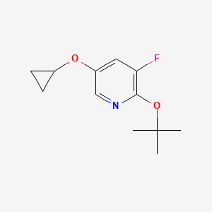 2-Tert-butoxy-5-cyclopropoxy-3-fluoropyridine