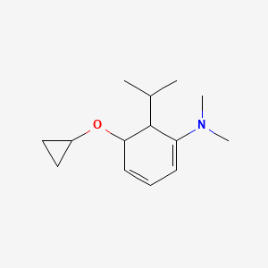 5-Cyclopropoxy-6-isopropyl-N,N-dimethylcyclohexa-1,3-dien-1-amine