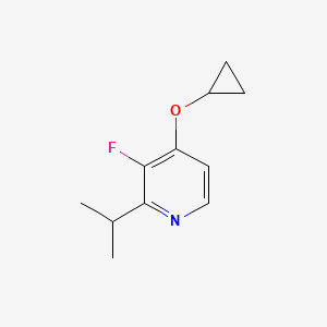 4-Cyclopropoxy-3-fluoro-2-isopropylpyridine