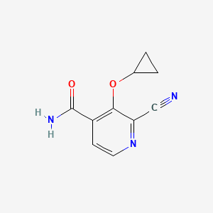 2-Cyano-3-cyclopropoxyisonicotinamide