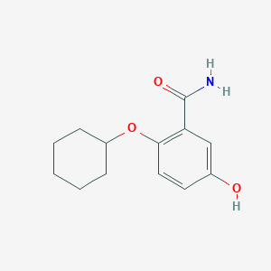 2-(Cyclohexyloxy)-5-hydroxybenzamide