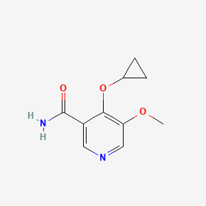 4-Cyclopropoxy-5-methoxynicotinamide