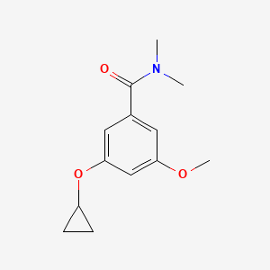 3-Cyclopropoxy-5-methoxy-N,N-dimethylbenzamide