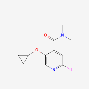 5-Cyclopropoxy-2-iodo-N,N-dimethylisonicotinamide