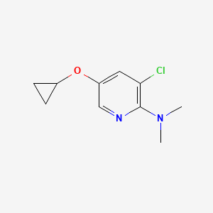 3-Chloro-5-cyclopropoxy-N,N-dimethylpyridin-2-amine