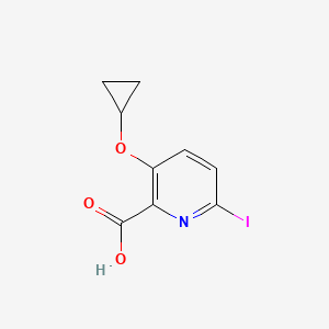 3-Cyclopropoxy-6-iodopicolinic acid